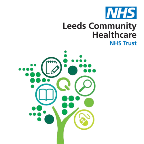 Graphic reads 'NHS Leeds Community Healthcare NHS Trust'