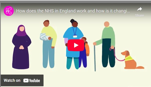 How does the NHS in England work