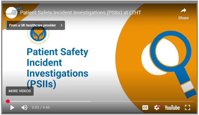 View LTHT Patient Safety Clip